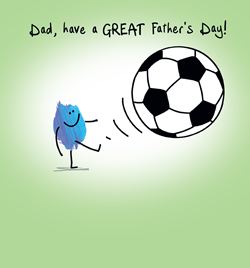 Football Father's Day Card