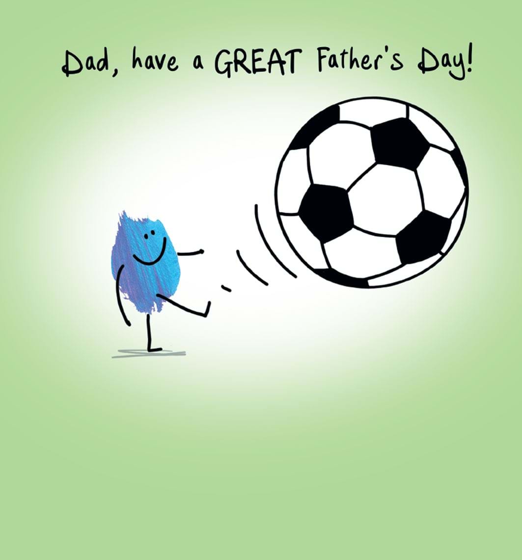 Football Father's Day Card