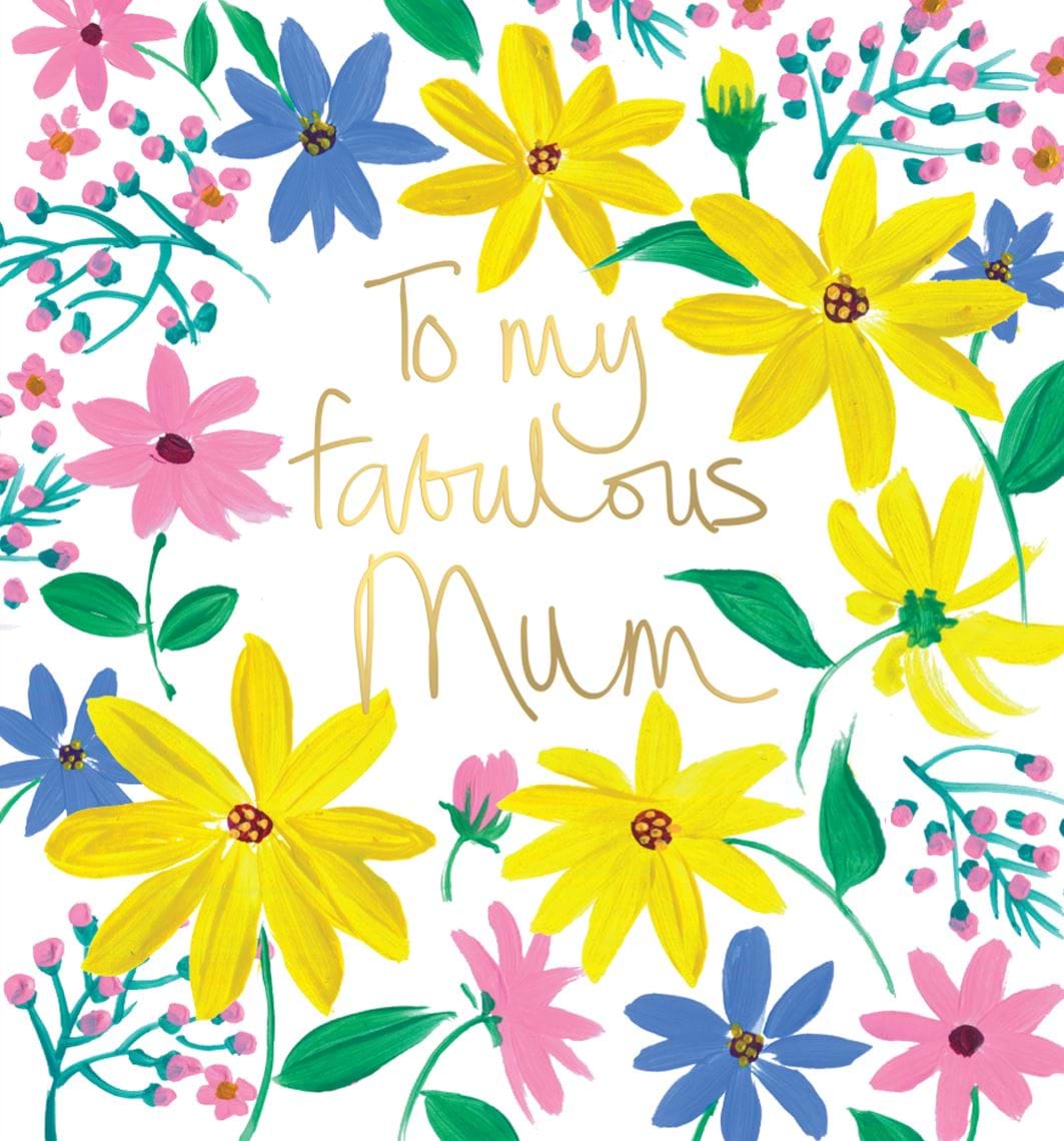 Cosmos Mum Greeting Card