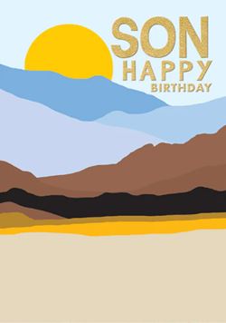 Scenic Son Birthday Card