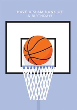Slam Dunk Birthday Card