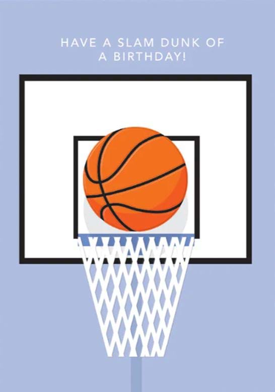 Slam Dunk Birthday Card