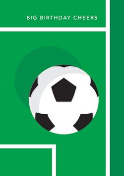 Football Cheers Birthday Card