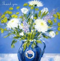 Blue Vase Thank You Card