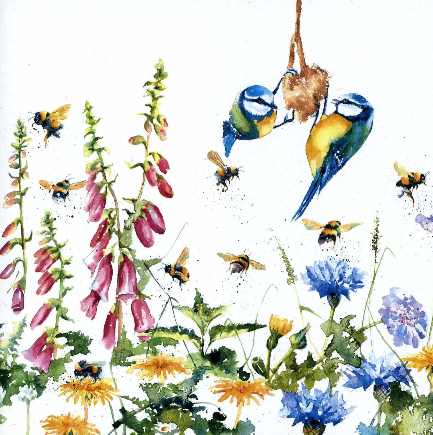 Summer Garden Greeting Card