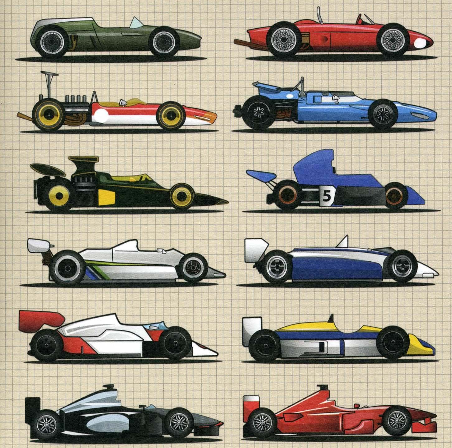 Race Car Greeting Card