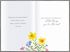 Daffodil March Birthday Card