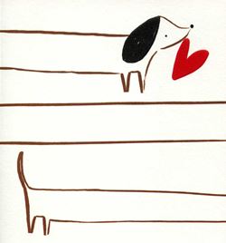 Dog Valentine's Day Card
