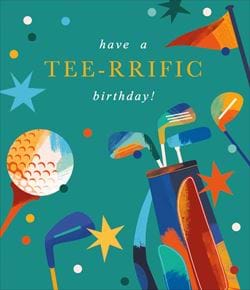 Golf Birthday Card