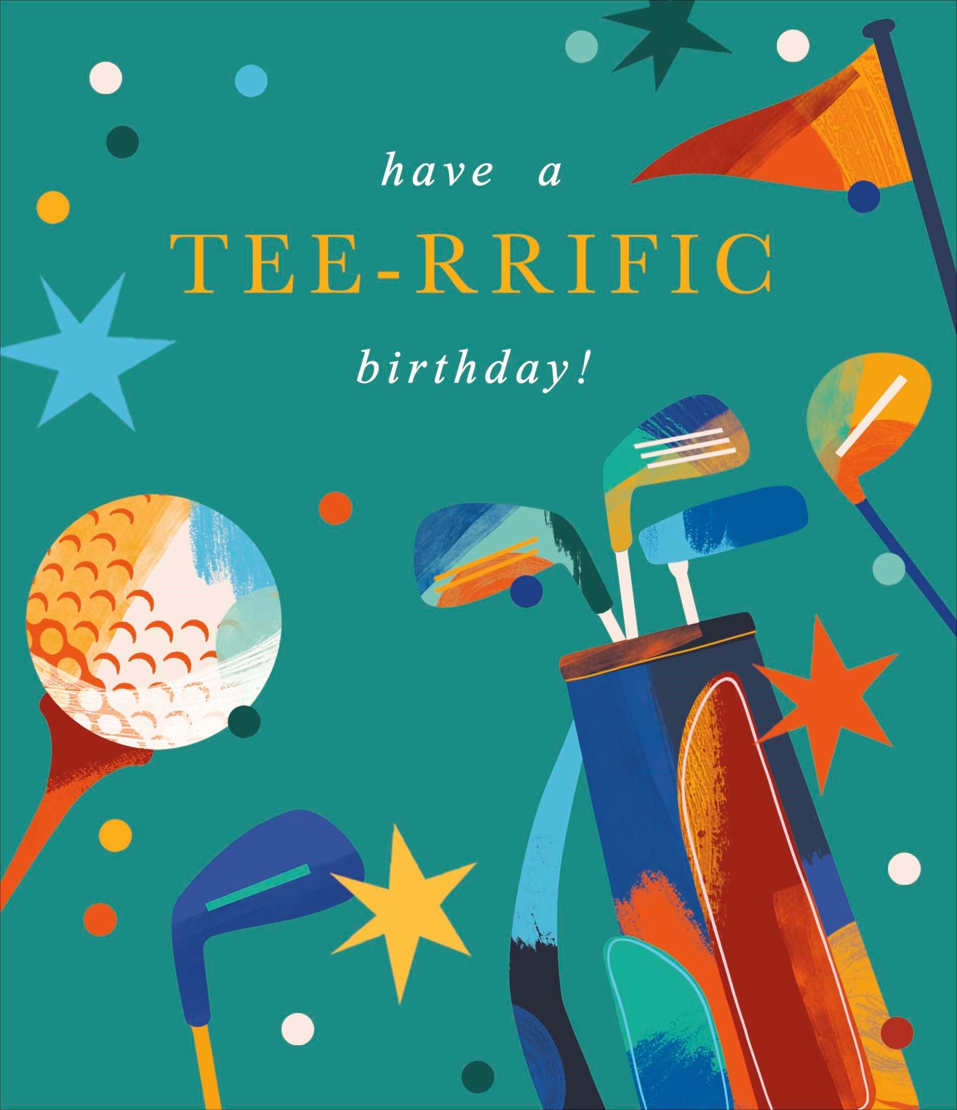 Golf Birthday Card