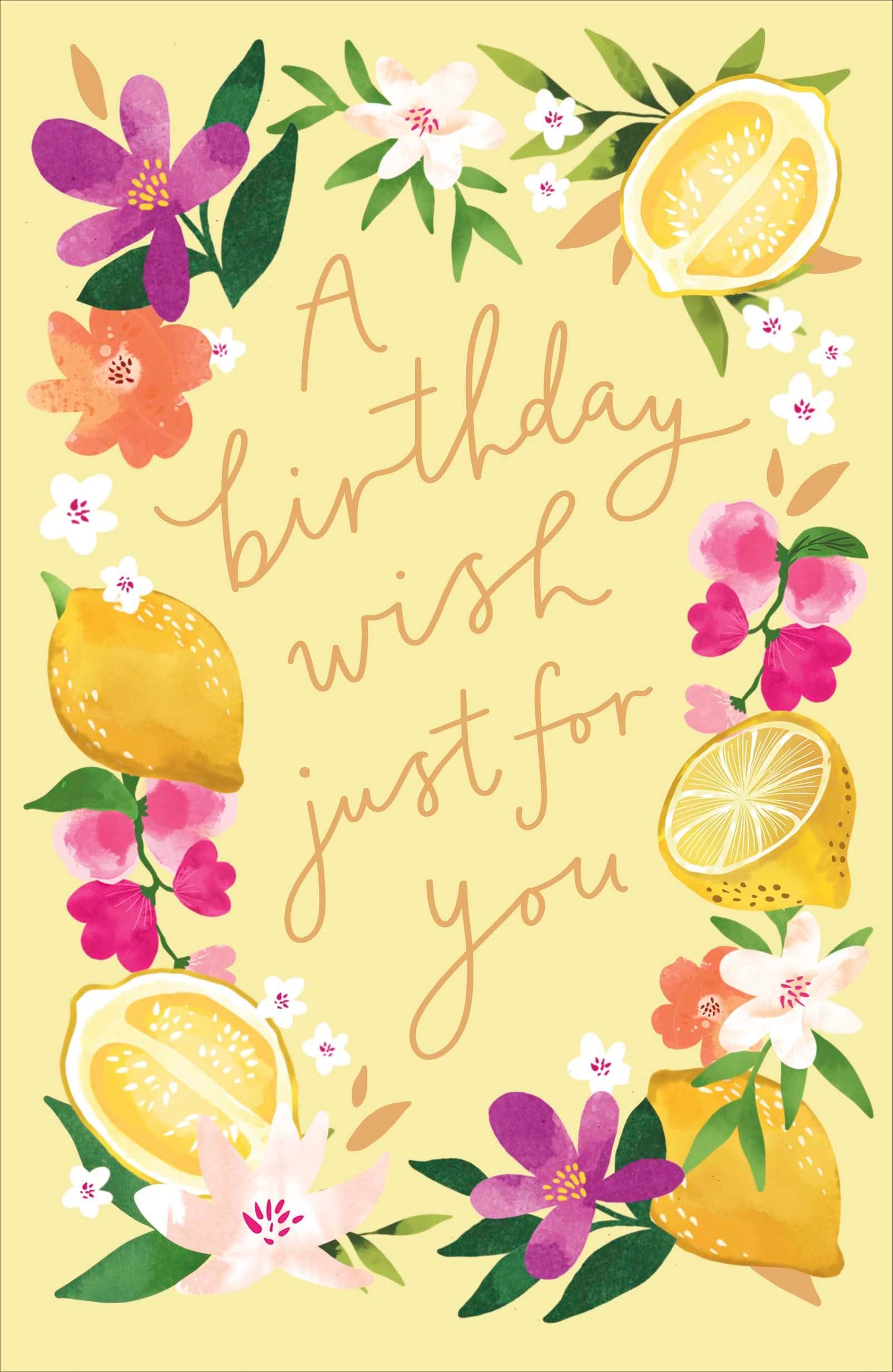 A Wish Just For You Birthday Card