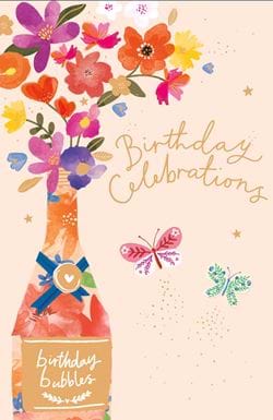 Celebration Bubbles Birthday Card