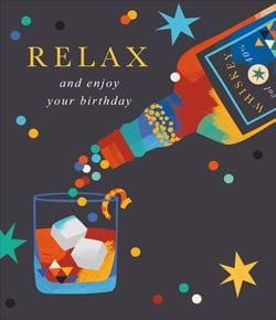 Whiskey Birthday Card