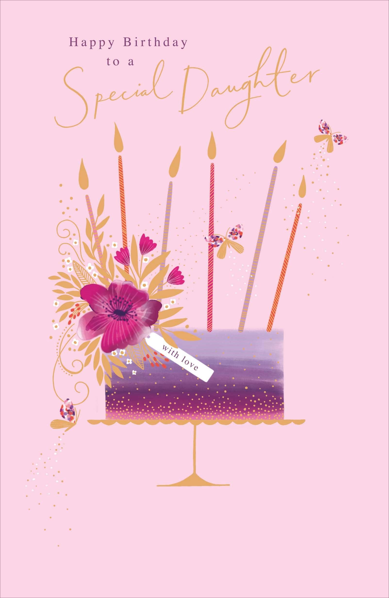 Cake Daughter Birthday Card