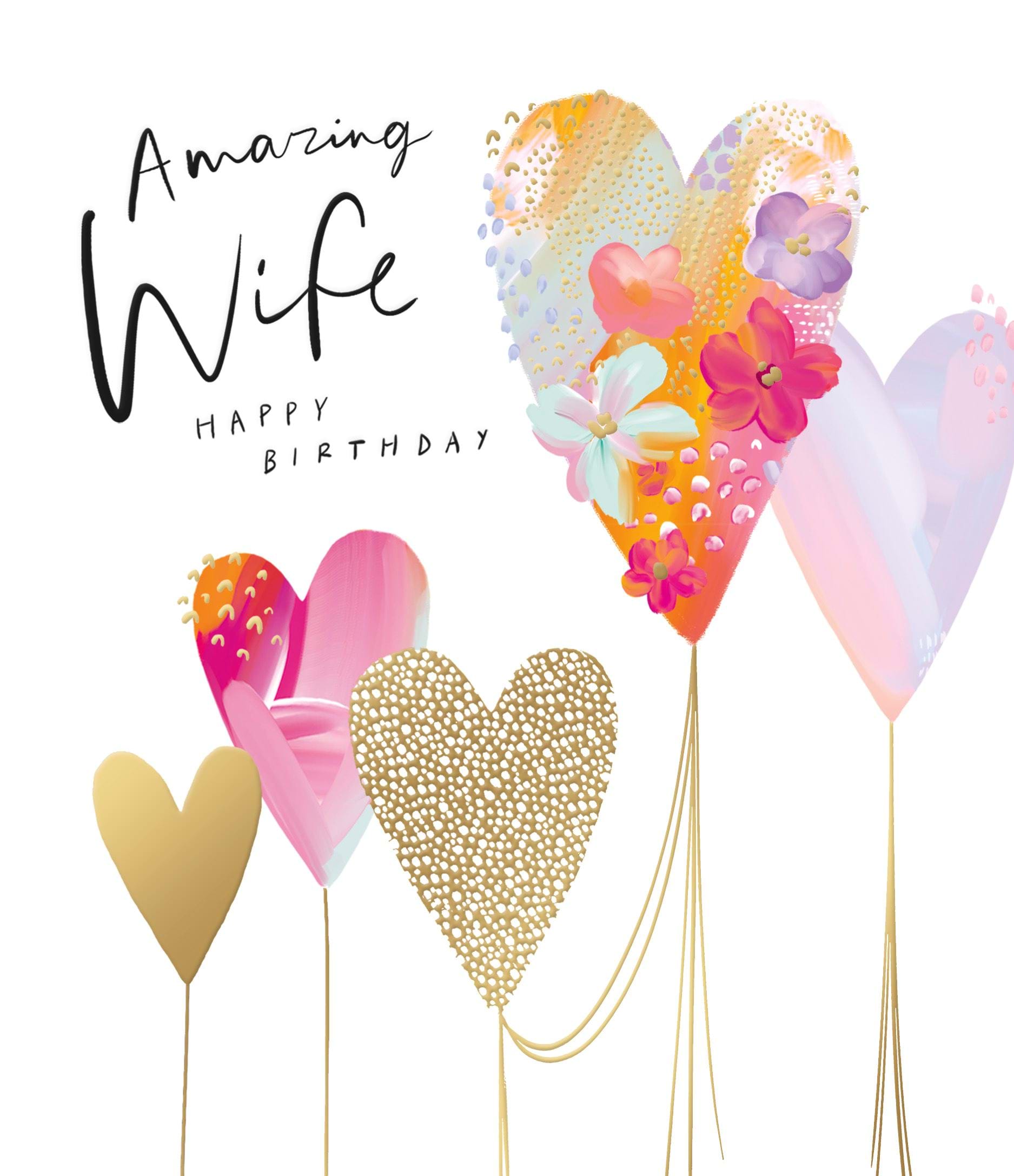 Amazing Wife Birthday Card