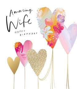 Amazing Wife Birthday Card