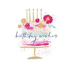 Cake Wishes Birthday Card