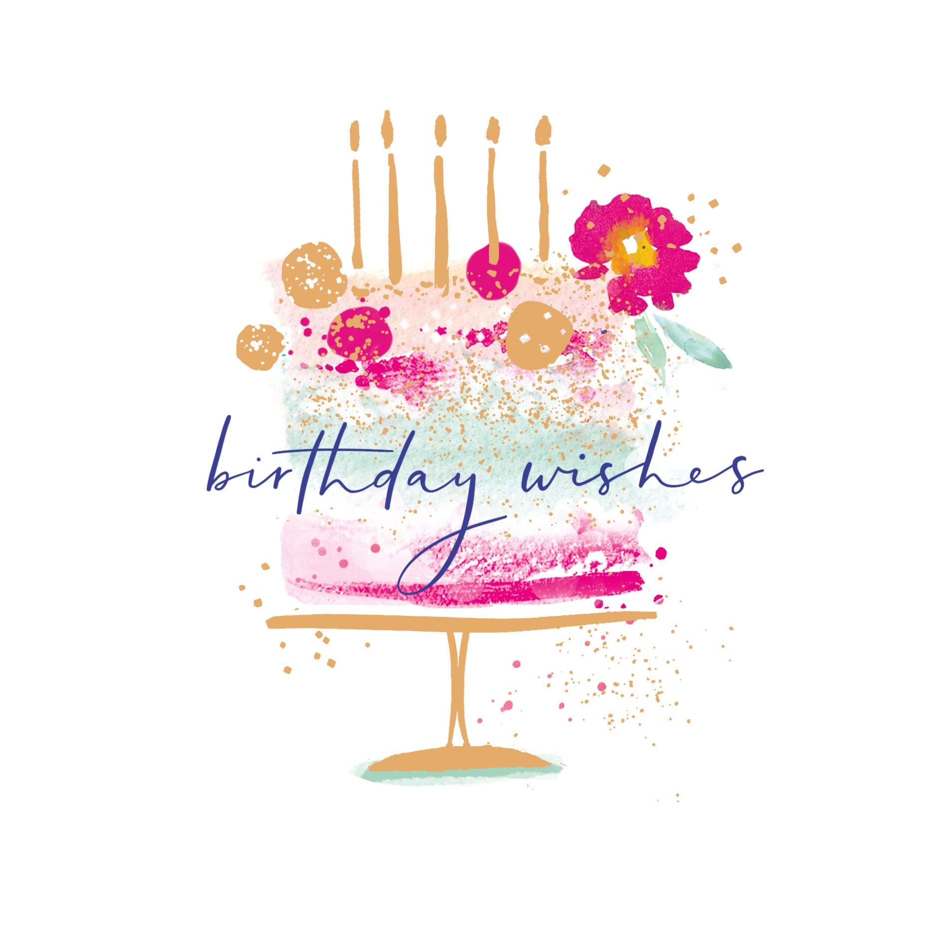 Cake Wishes Birthday Card