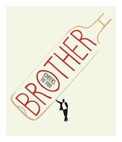 Cheers To You Brother Birthday Card