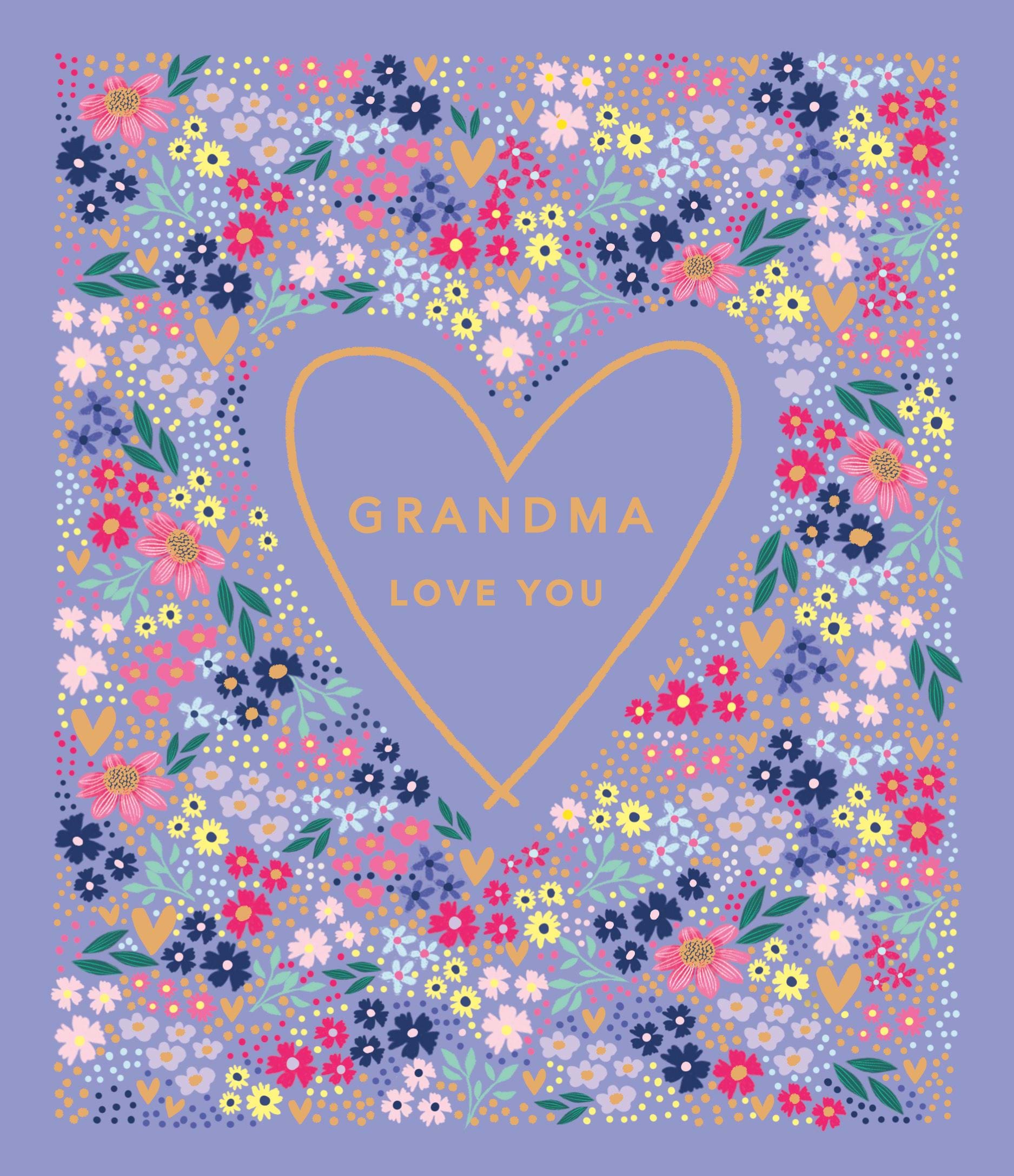 Love You Grandma Birthday Card