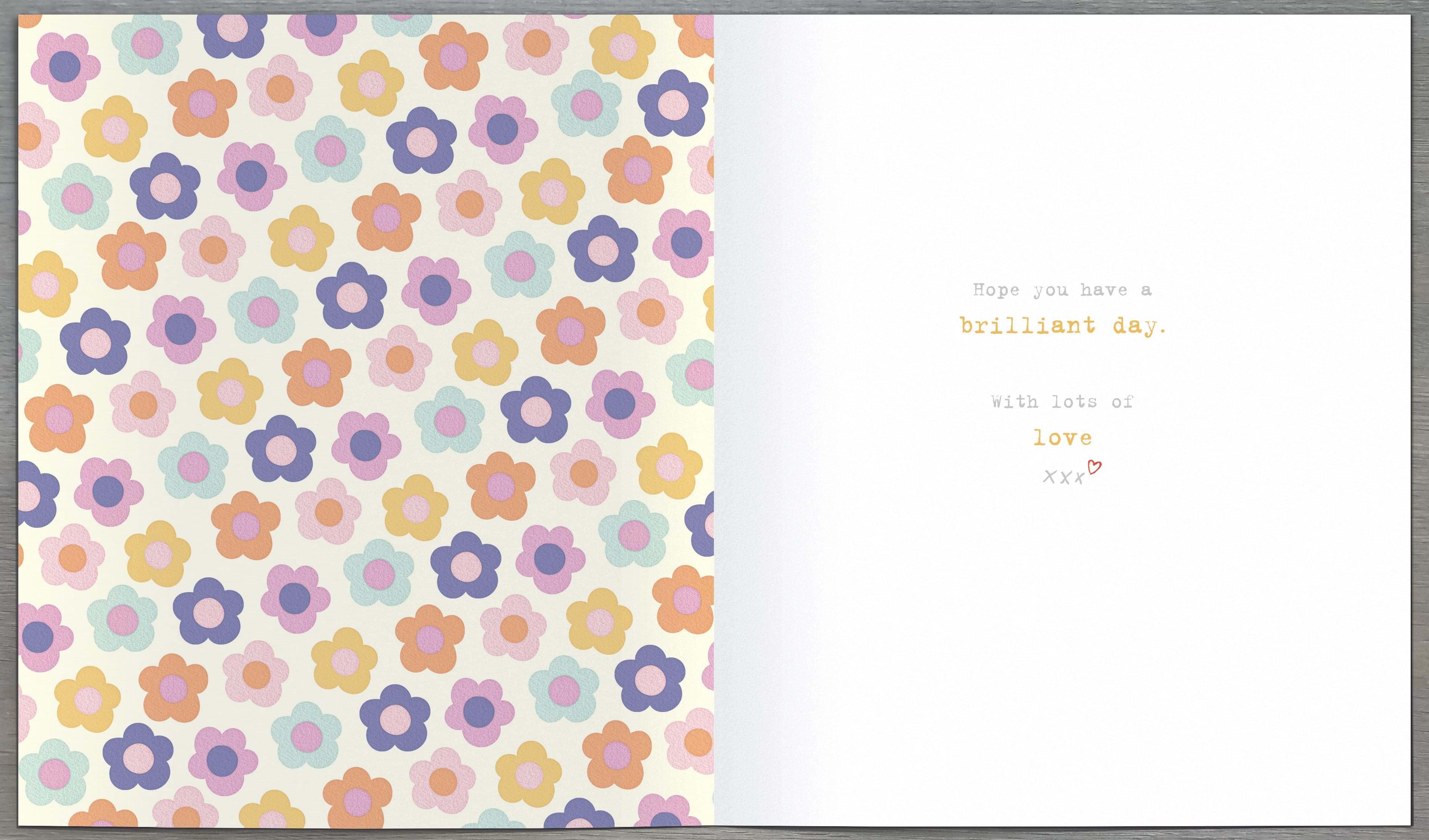 Flower Birthday Card
