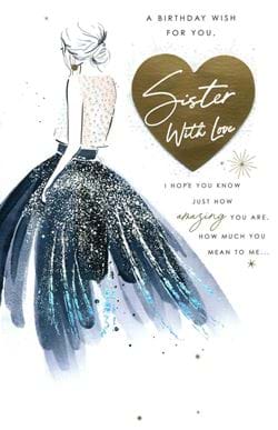 Amazing Sister Birthday Card