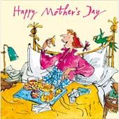 Breakfast In Bed Mother's Day Card