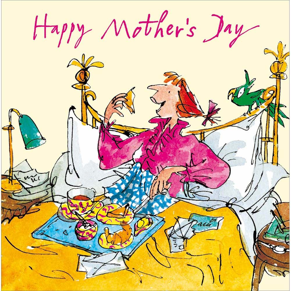 Breakfast In Bed Mother's Day Card