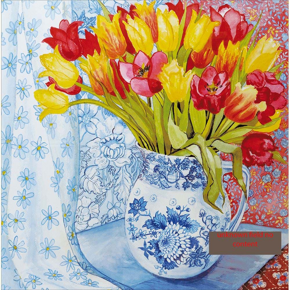 Spring Tulips Easter Card