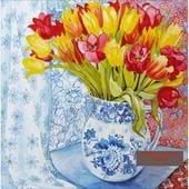 Spring Tulips Easter Card