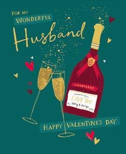Wonderful Husband Valentine's Day Card