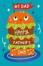 Burger Father's Day Card