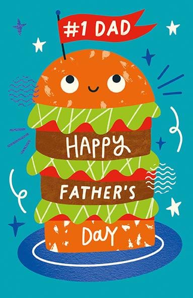 Burger Father's Day Card