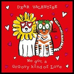 Groovy Love Valentine's Day Card