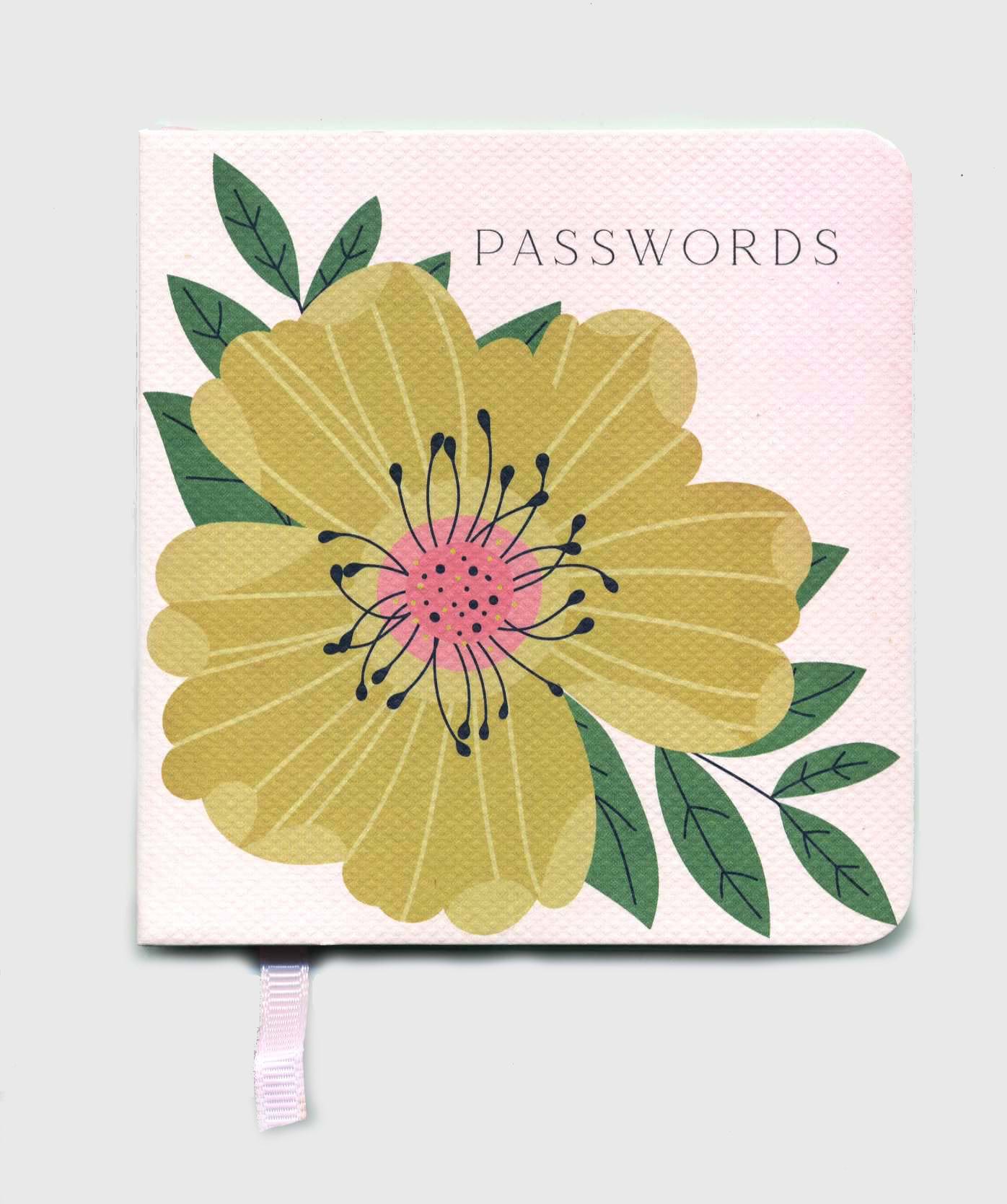 Yellow Rose Password Book