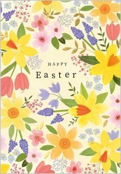 Floral Easter Card