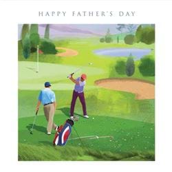 Golfing Father's Day Card
