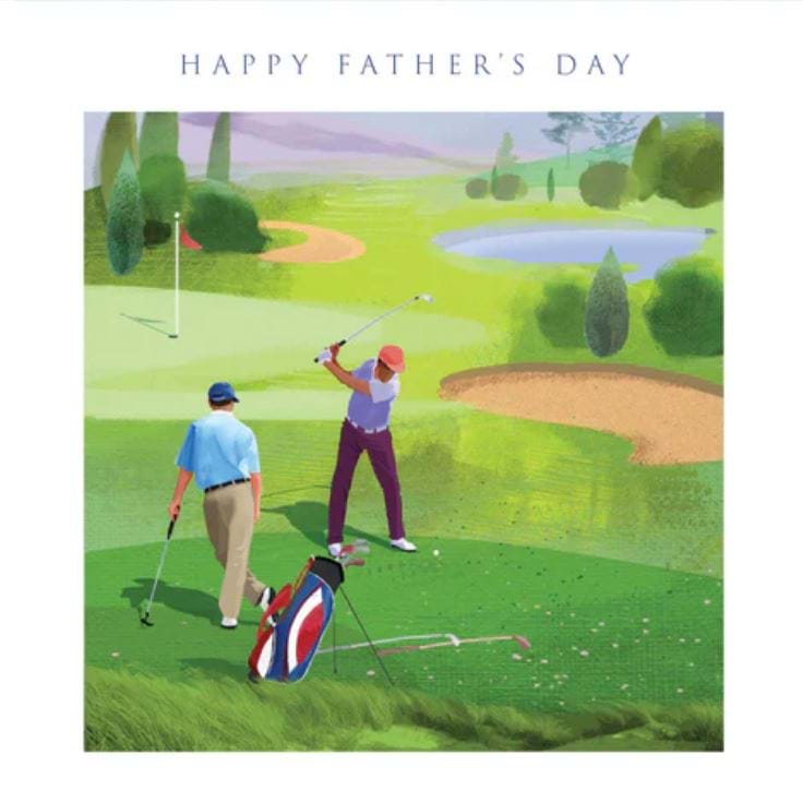 Golfing Father's Day Card