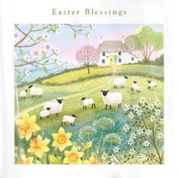 Cottage Easter Cards - Pack of 5