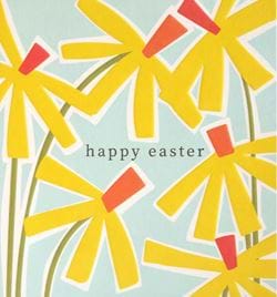 Daffodils Easter Card