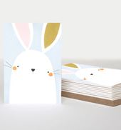 White Rabbit Easter Cards - Pack of 10