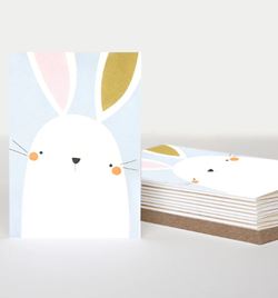 White Rabbit Easter Cards - Pack of 10