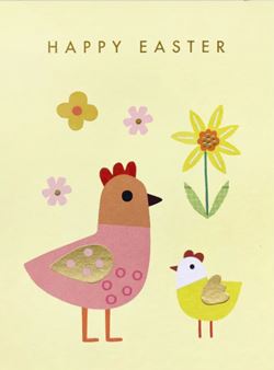 Chicken Easter Cards - Pack of 5