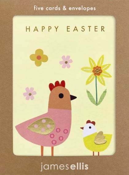 Chicken Easter Cards - Pack of 5