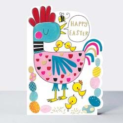 Chickens Easter Card