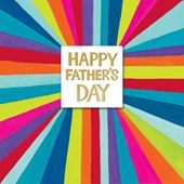 Colourful Father's Day Card