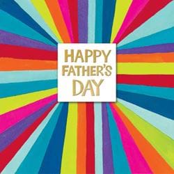 Colourful Father's Day Card
