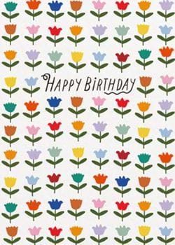 Tulips Birthday Card