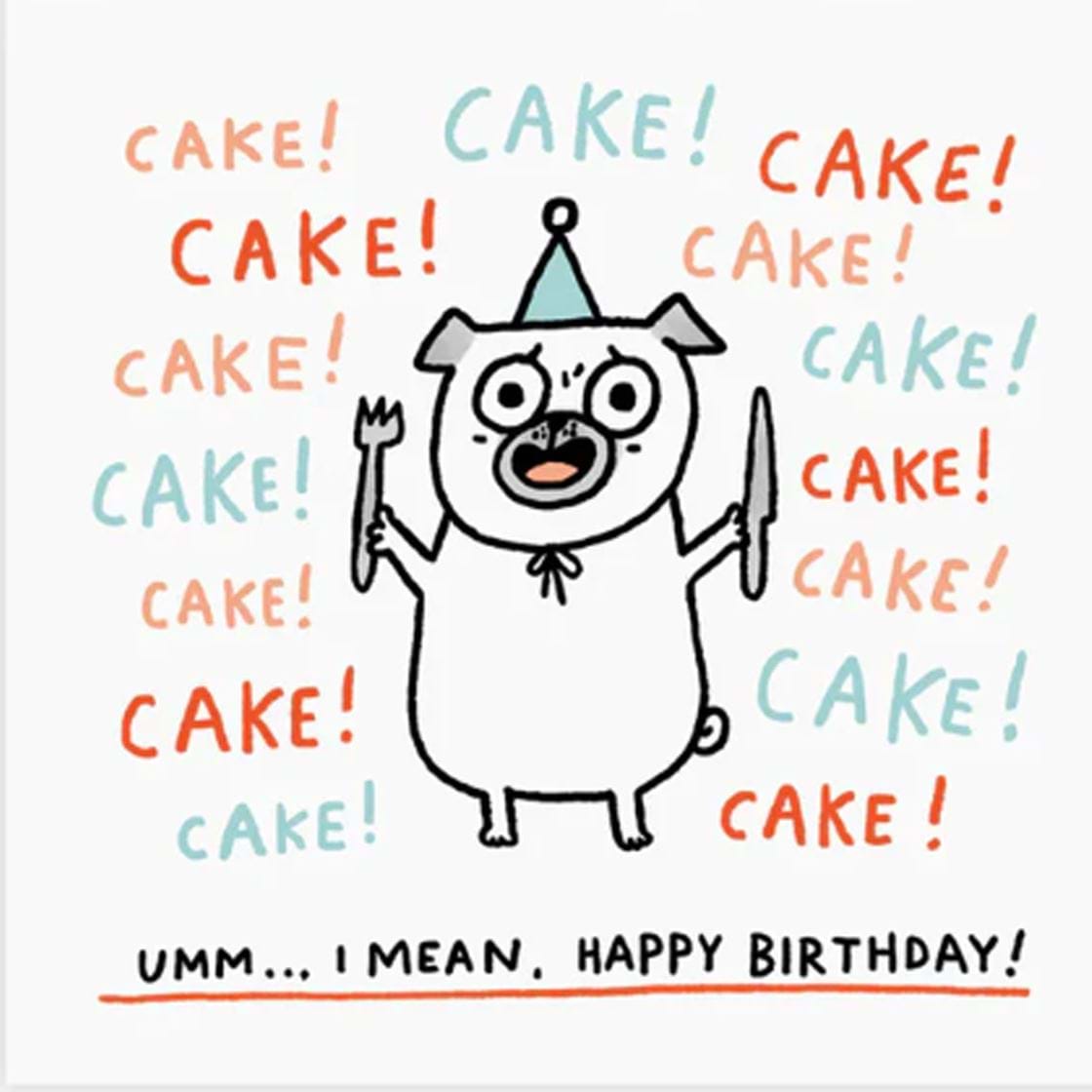 Cake Cake Cake! Birthday Card