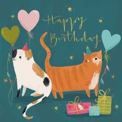 Cats Birthday Card
